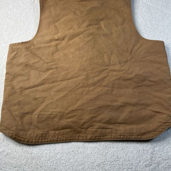 Carhartt Duck Work‎ Vest Men's Size 2XL Loose Fit Tan Insulated Brown OV4395-M - Picture 11 of 15